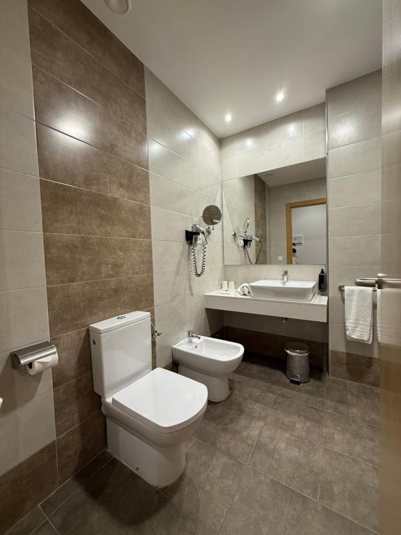 Koupelna v ubytování Hotel Balneario de Graena