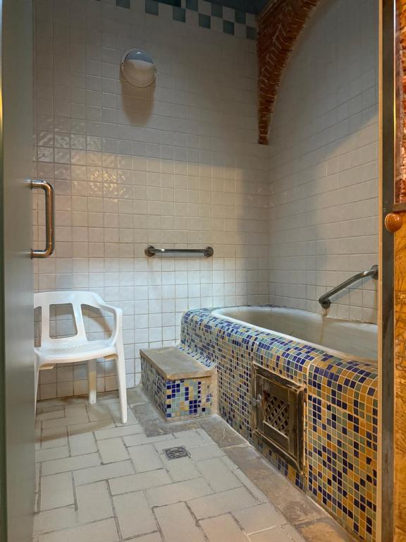 Koupelna v ubytování Hotel Balneario de Graena