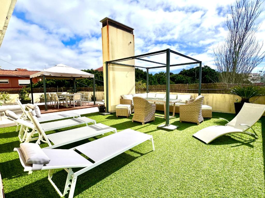 Κήπος έξω από το A garden in the air - Apartment in Cascais