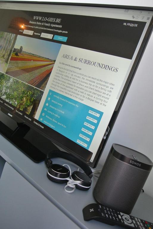 TV a/nebo společenská místnost v ubytování Lo-Gies