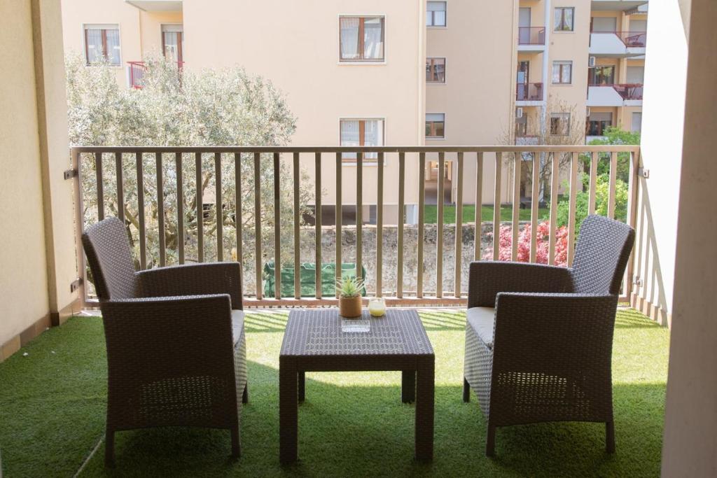 Balkón nebo terasa v ubytování GardenHouse - Wifi and Garden