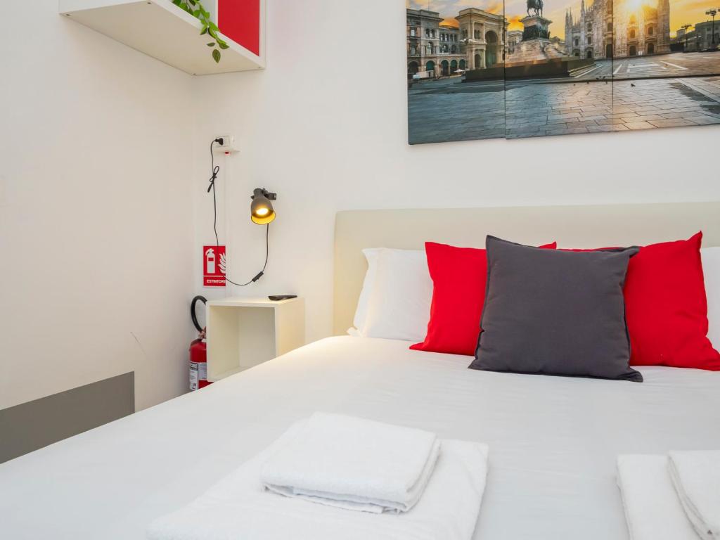 Posteľ alebo postele v izbe v ubytovaní Italstay - Suite sui Navigli - Pet friendly