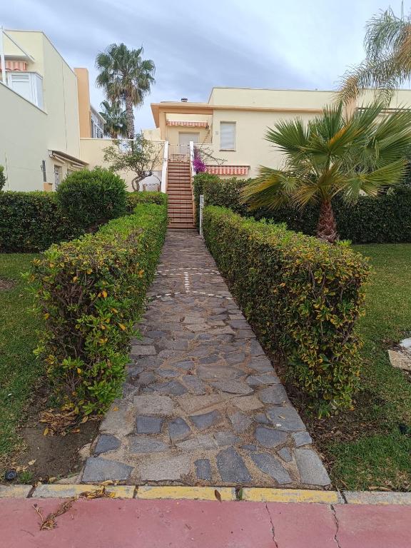 Zahrada ubytování Bahía de Vera Apartamento Mamen