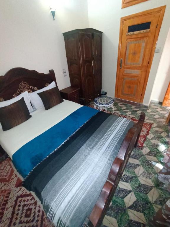 Postel nebo postele na pokoji v ubytování Riad lala Drissia