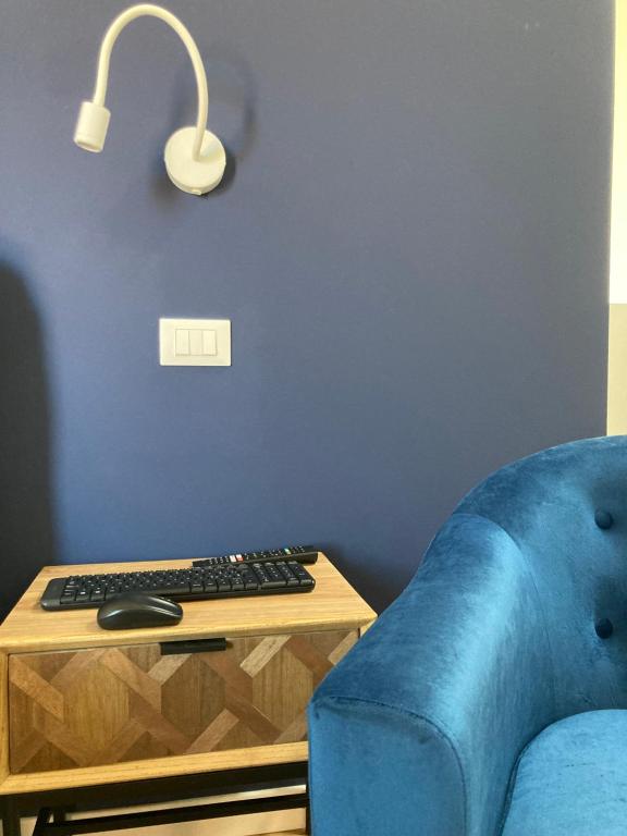 TV a/nebo společenská místnost v ubytování Casa di Mirea
