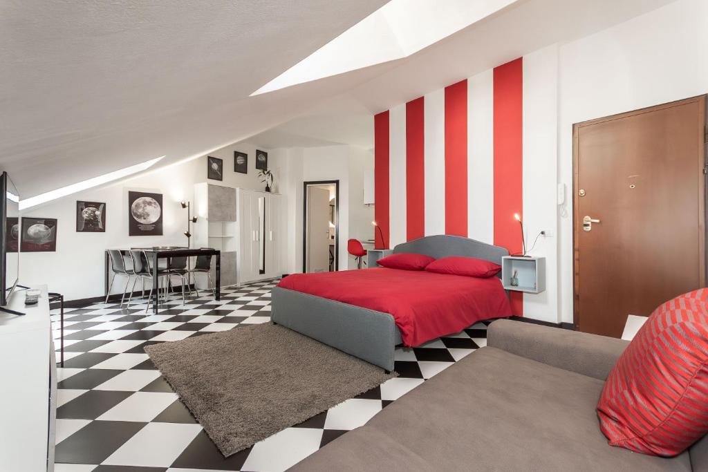 Khu vực ghế ngồi tại La Mansarda del Principe, vicoli, acquario e lanterna