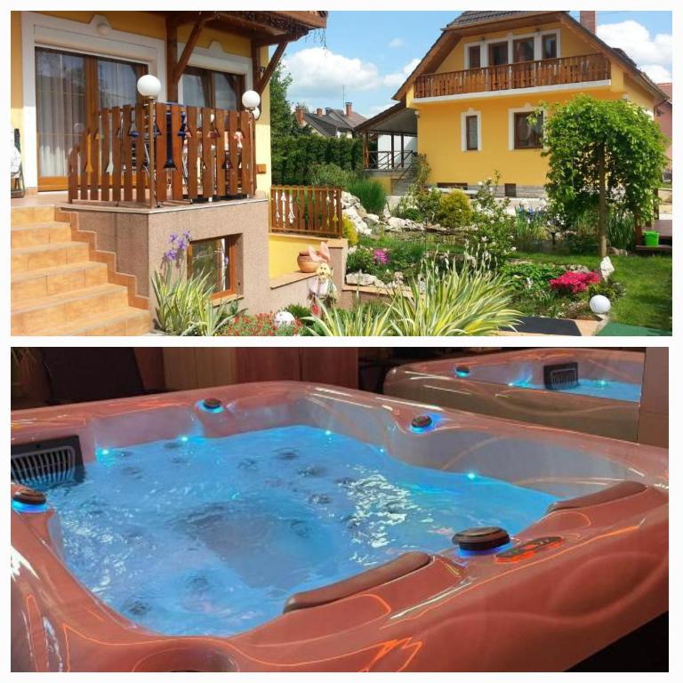 The swimming pool at or close to Apartman Siesta Bük - Bükfürdő