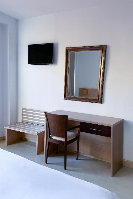 TV a/nebo společenská místnost v ubytování Hotel Primavera