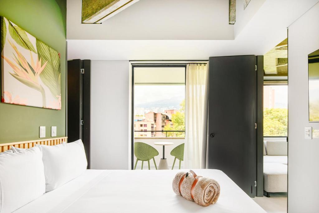 Postel nebo postele na pokoji v ubytování Firenze Lofts
