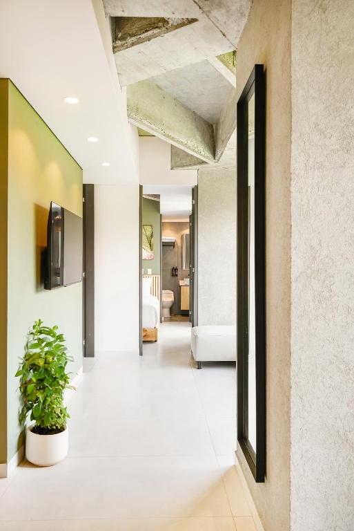 TV a/nebo společenská místnost v ubytování Firenze Lofts
