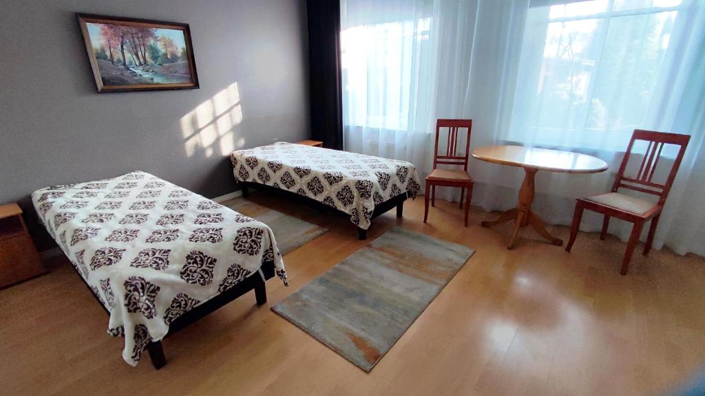 Postel nebo postele na pokoji v ubytování Villa Freven