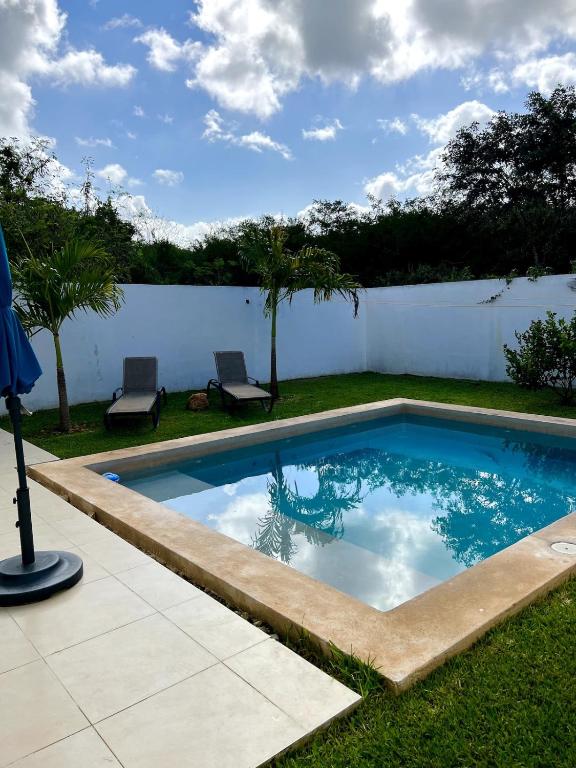 Πισίνα στο ή κοντά στο Residencia de descanso con ALBERCA PRIVADA