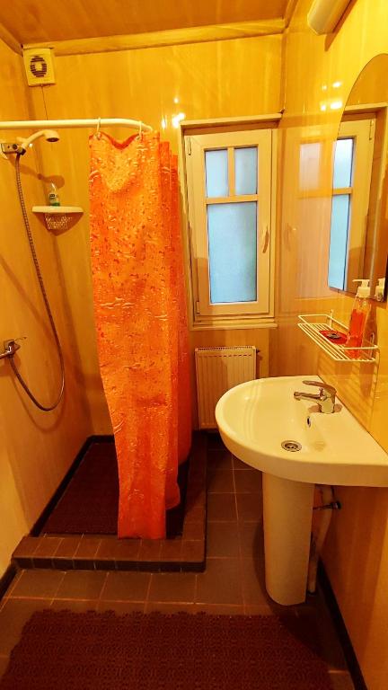 Koupelna v ubytování Villa Freven