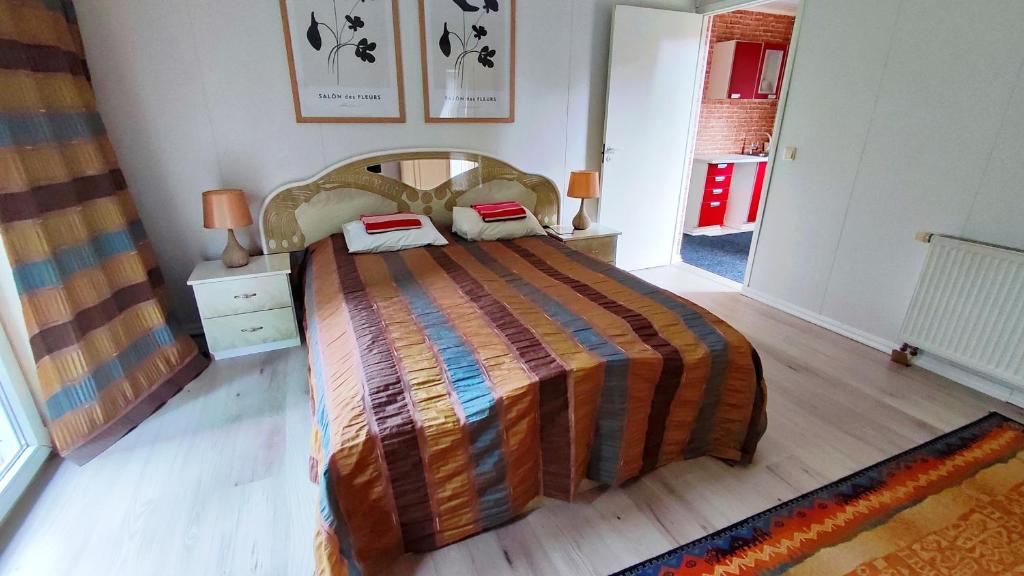 Postel nebo postele na pokoji v ubytování Villa Freven