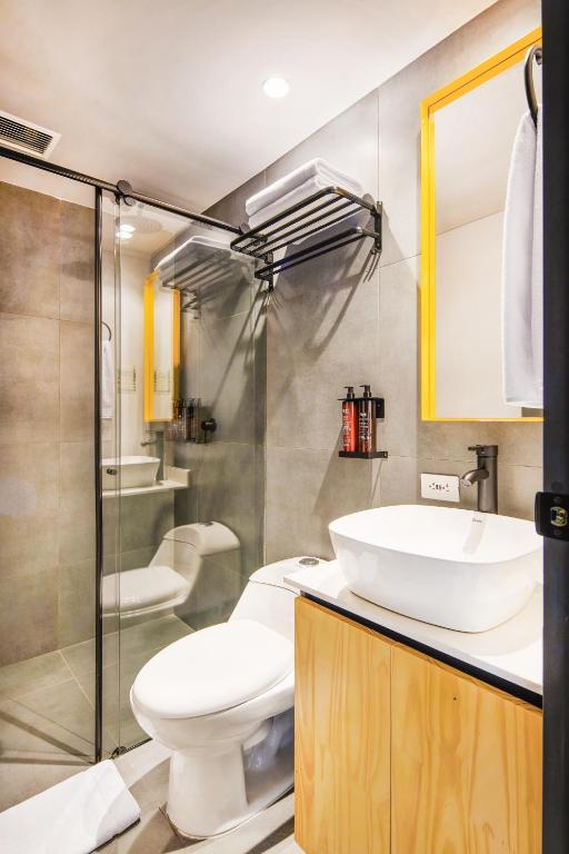 Koupelna v ubytování Firenze Lofts