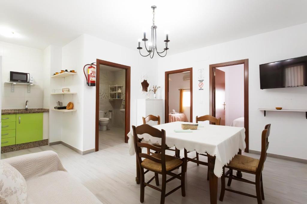 Kuchyň nebo kuchyňský kout v ubytování Molino de Lucero, casa rural