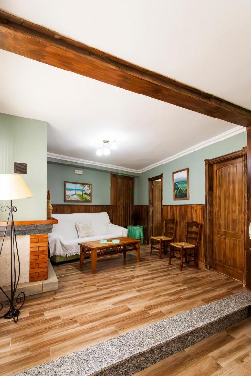 Posezení v ubytování Molino de Lucero, casa rural