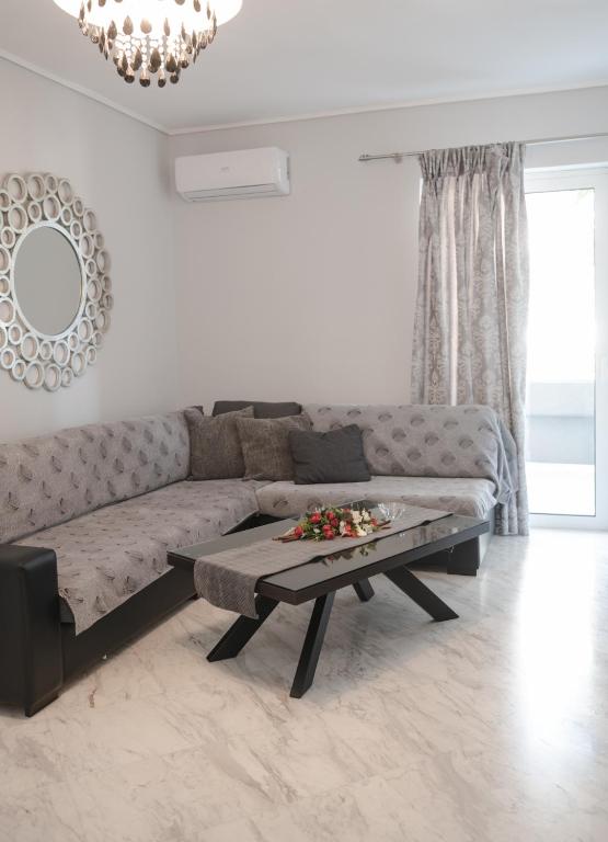 Posezení v ubytování Sea View Apartment