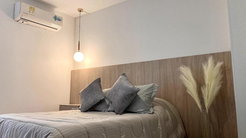 Postel nebo postele na pokoji v ubytování Elegante y comfortable Apartasuite!