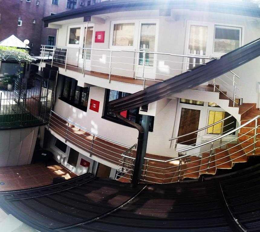Balkón nebo terasa v ubytování Hostel Mak