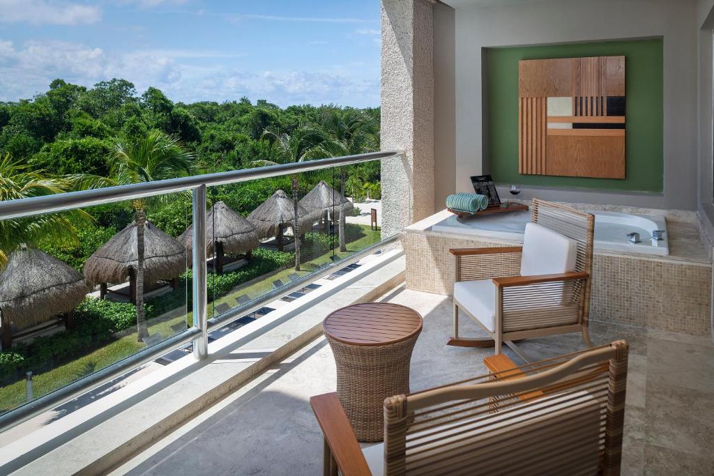 Balkón nebo terasa v ubytování Paradisus La Perla - Adults Only - Riviera Maya - All Inclusive
