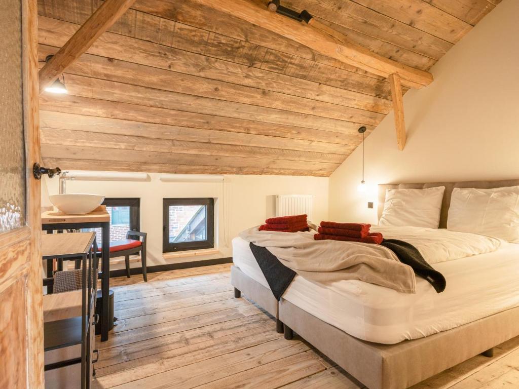 Postel nebo postele na pokoji v ubytování Maison Cuberdon