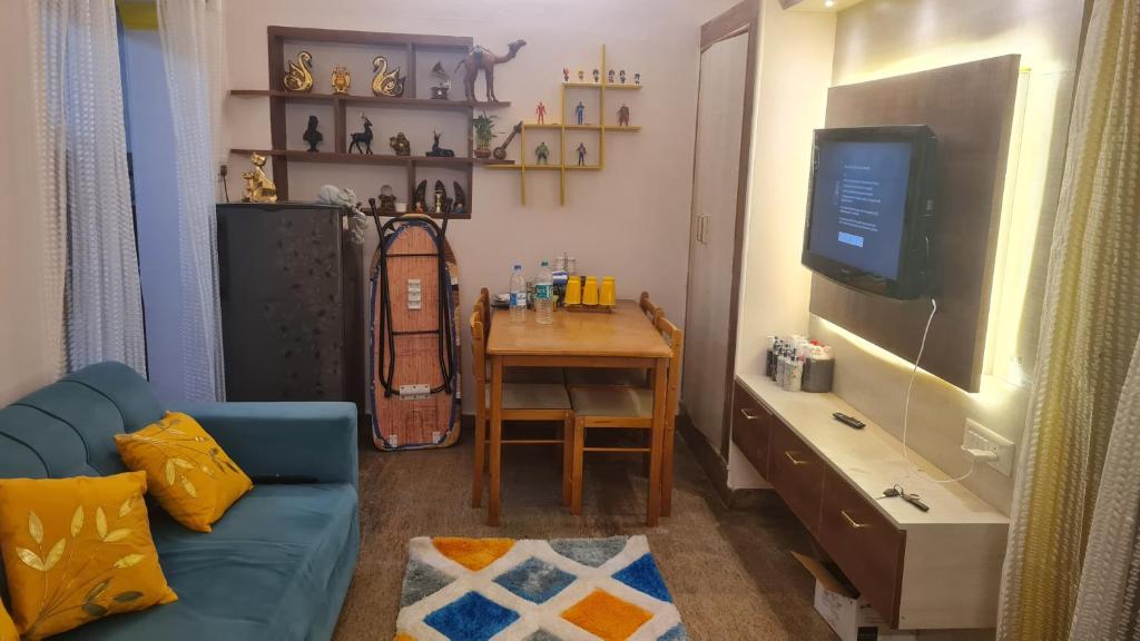 TV a/nebo společenská místnost v ubytování Casa De Urbano