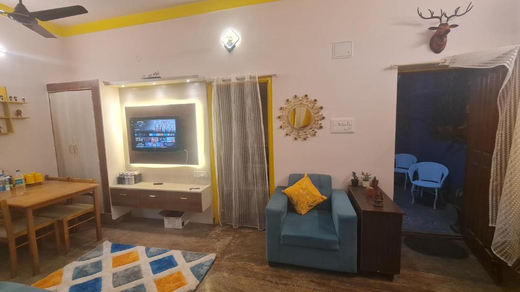 TV a/nebo společenská místnost v ubytování Casa De Urbano