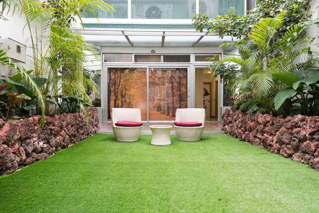 Zahrada ubytování Suites Garden Loft Picasso