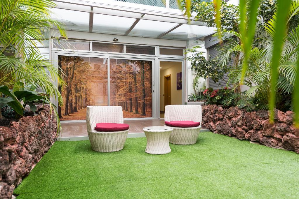 Zahrada ubytování Suites Garden Loft Picasso