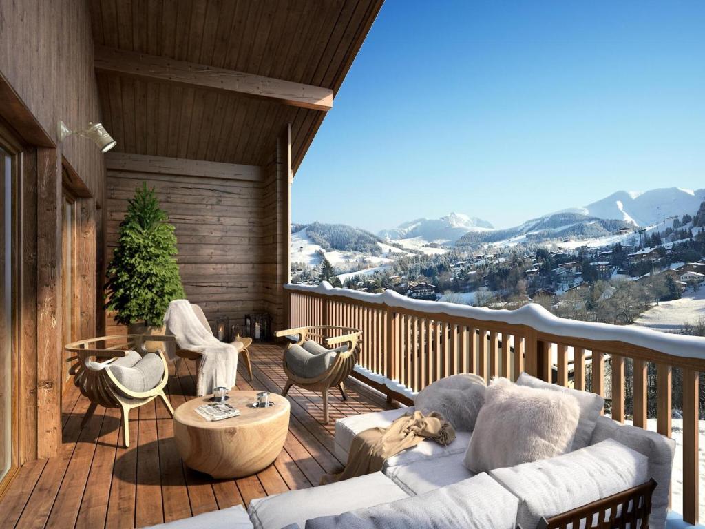 Photo de la galerie de l'établissement Apartment in Megève near Ski Slopes, à Megève