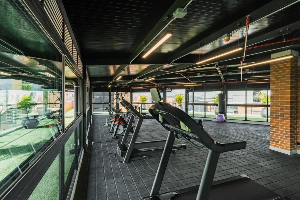 Fitness centrum a/nebo fitness zařízení v ubytování Kyux Studios by Jalo - Laureles