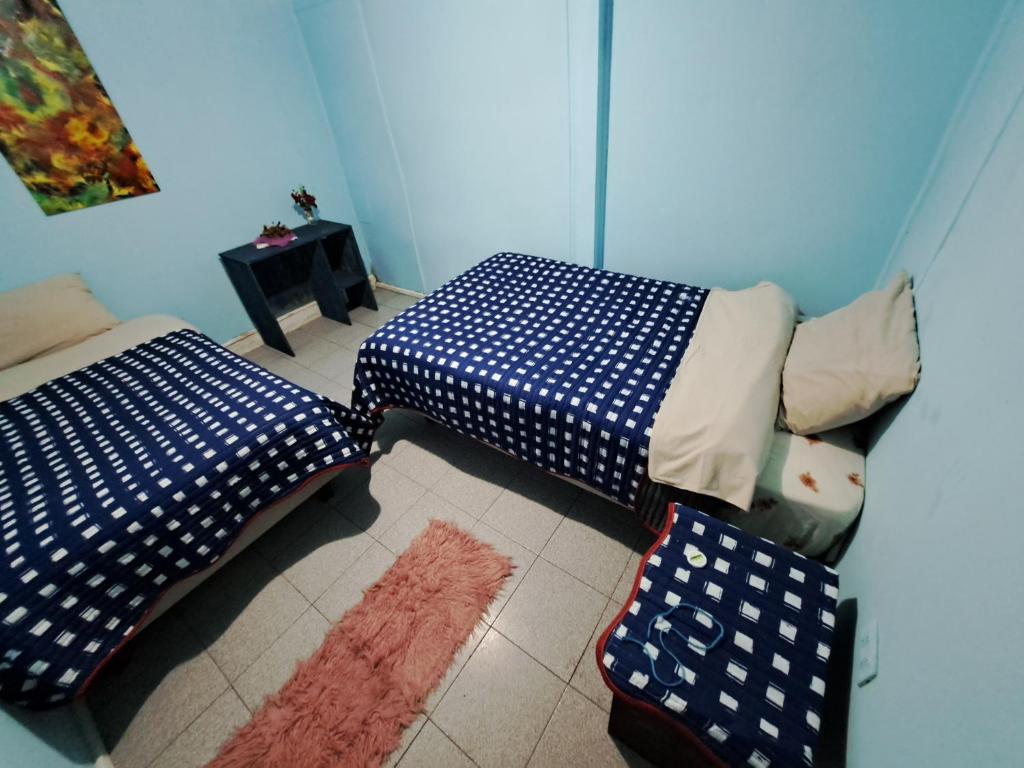 Postel nebo postele na pokoji v ubytování Hostal San Rafael Patagonia