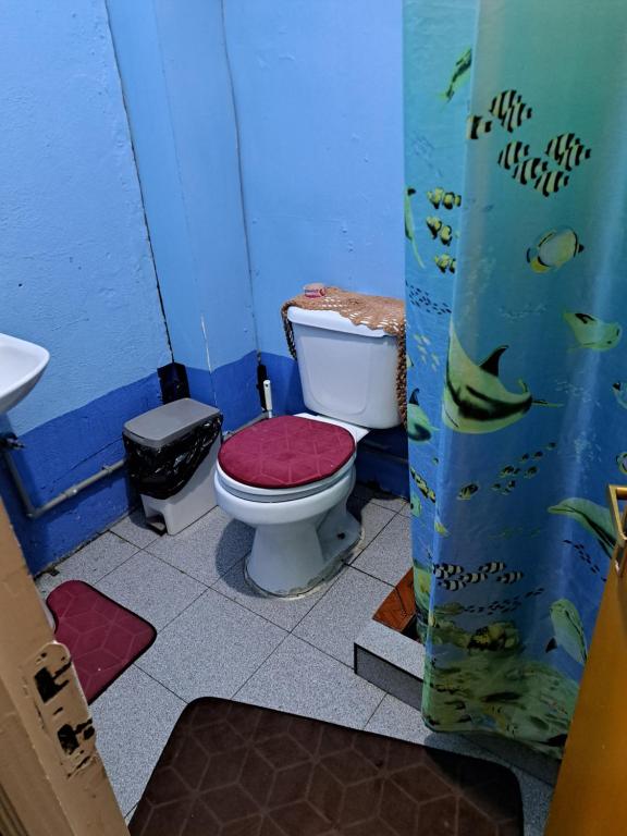 Koupelna v ubytování Hostal San Rafael Patagonia