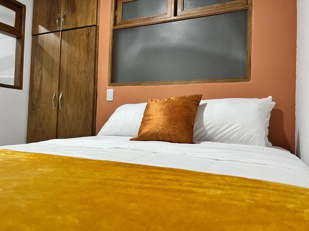 Letto o letti in una camera di Apto Carmelina - a solo dos cuadras del parque
