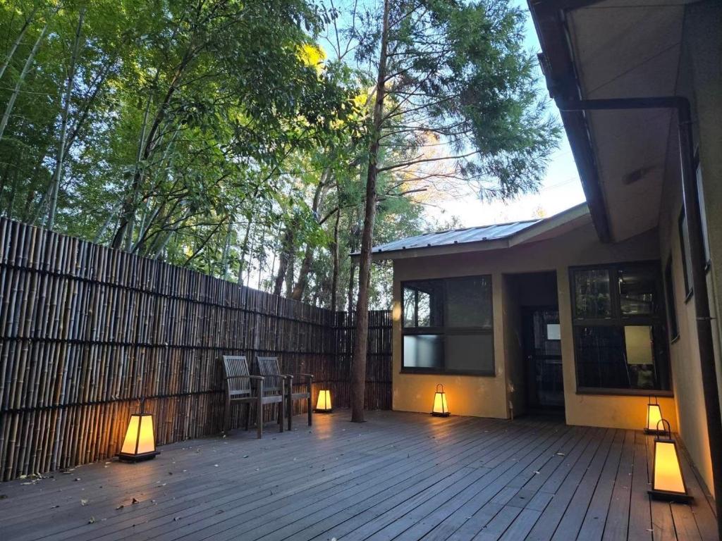 Budova, kde se ryokan nachází