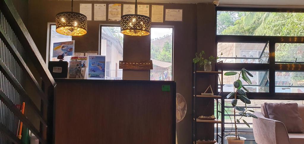 Posezení v ubytování AJ Tourist Inn