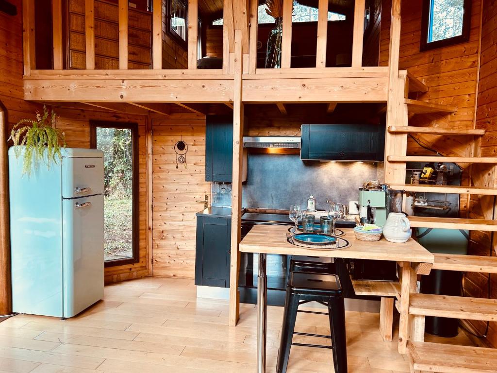 Kuchyň nebo kuchyňský kout v ubytování Le Chalet - Les Lodges de Praly