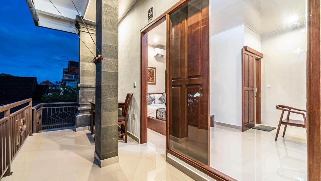 Balkón nebo terasa v ubytování Teba Kauh Ubud