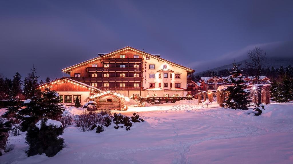Obiekt Alpejski Boutique Hotel zimą