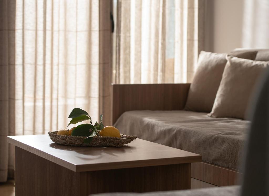 Posezení v ubytování Anthemida Rooms
