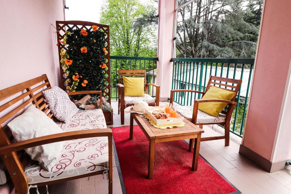 Balkón nebo terasa v ubytování Margherita Guest House