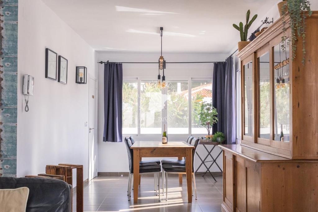 Posezení v ubytování CostaBlancaDreams Casa Carrio in Calpe