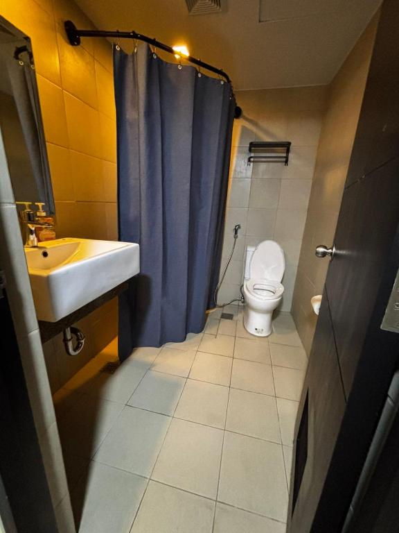 Koupelna v ubytování DH Suites