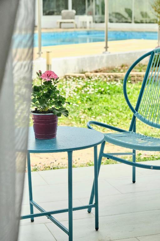 Zahrada ubytování Artemia Aigues-Mortes - Hotel avec piscine