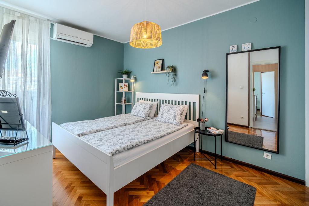 Posteľ alebo postele v izbe v ubytovaní Apartment Zest