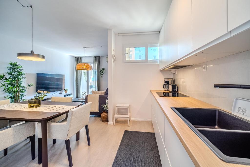 Kuchyňa alebo kuchynka v ubytovaní Apartment Zest