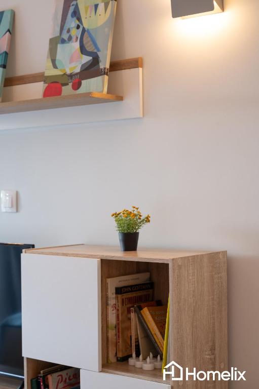Fotografie z fotogalerie ubytování 30m² Cosy studio with panoramic sea view v destinaci Chalkis