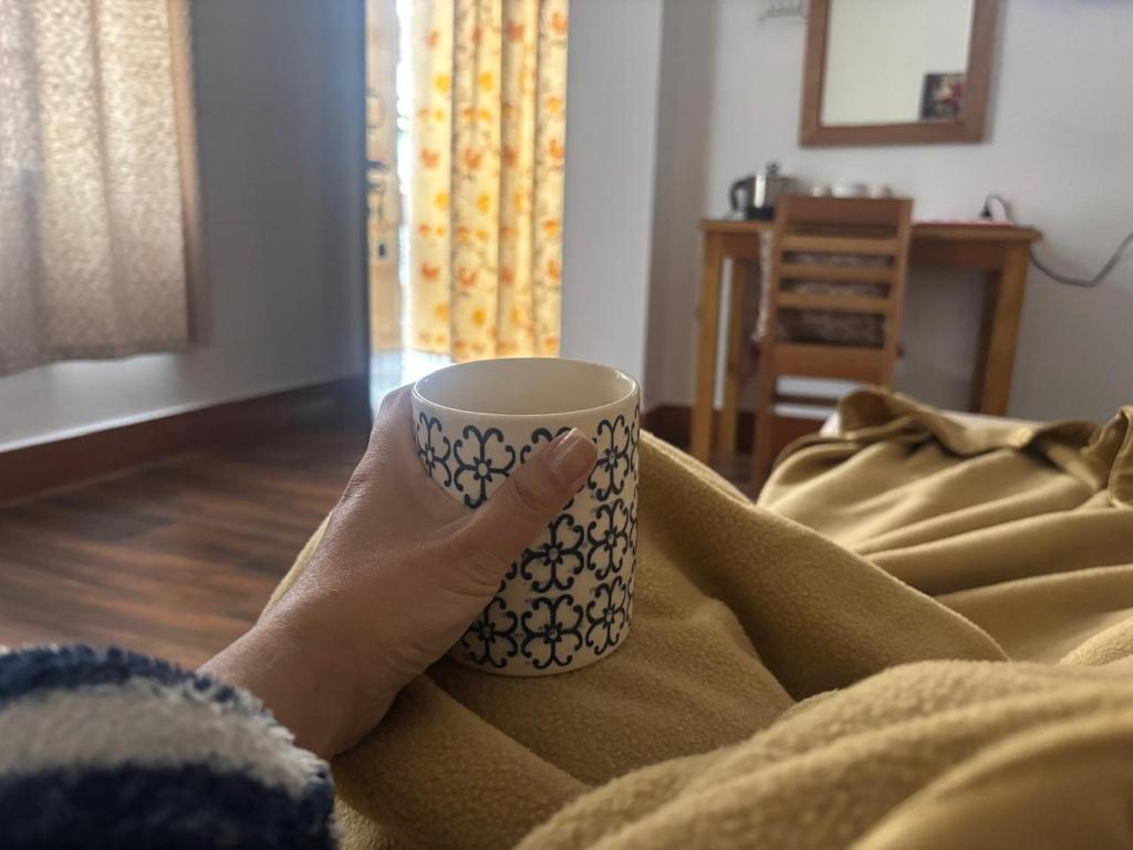 Posezení v ubytování Denkhang bnb Geyzing west sikkim