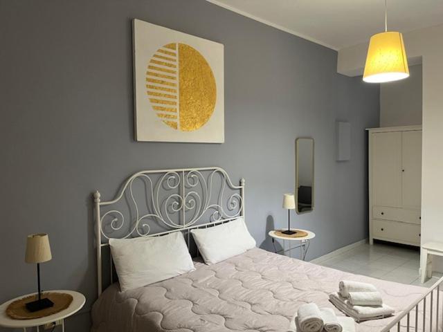 Postel nebo postele na pokoji v ubytování B&B Le Comari Salentine